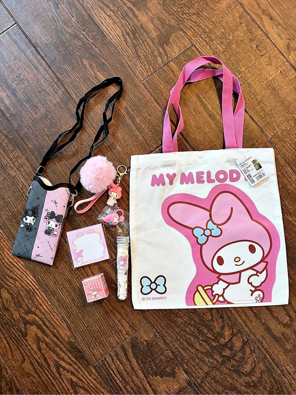 Sanrio My Melody Tote & Accessory Bundle